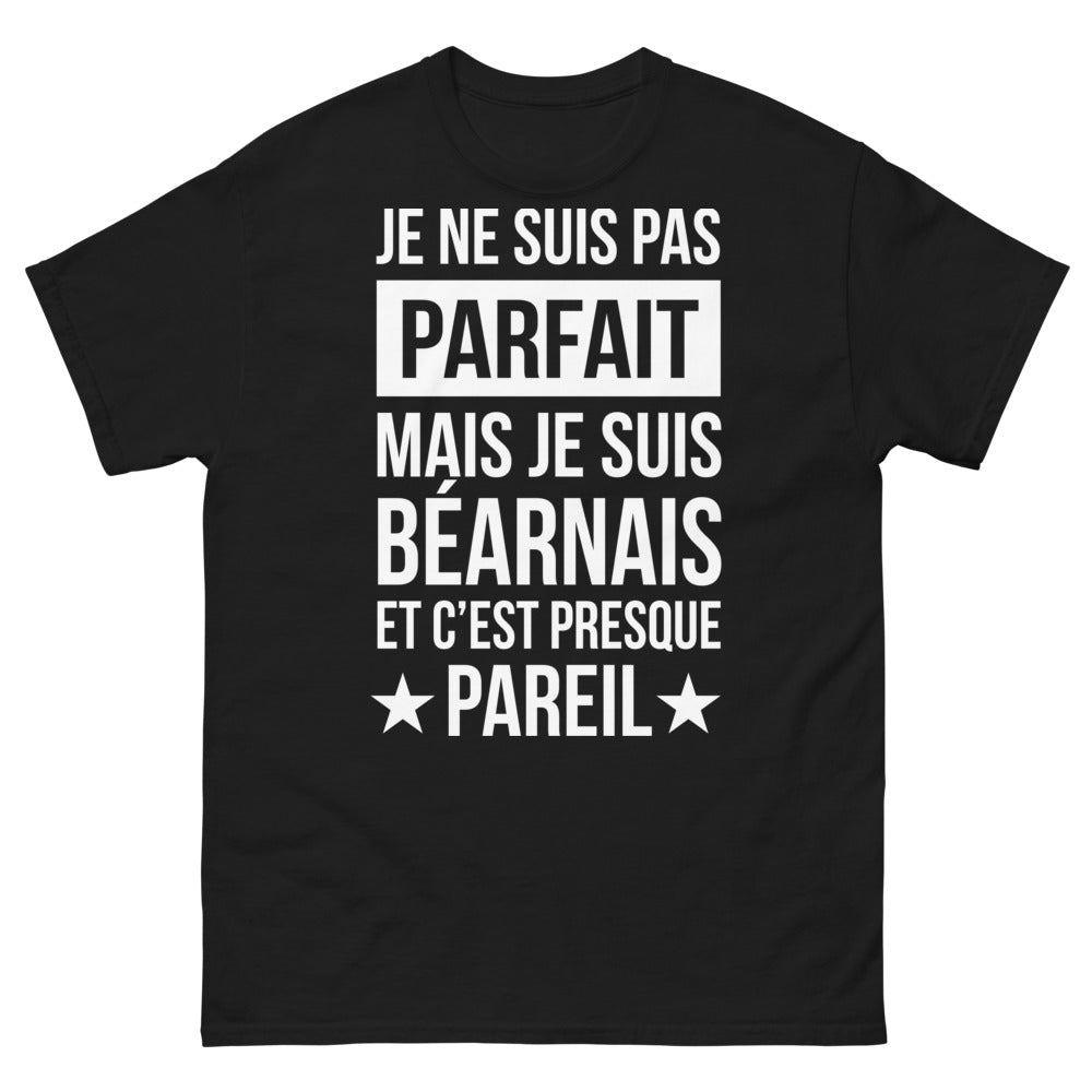T-shirt Béarnais noir - je ne suis pas parfait