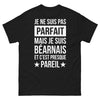 T-shirt Béarnais noir - je ne suis pas parfait