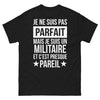 T-shirt Militaire noir - pas parfait mais militaire