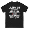 T-shirt Valais noir - Papa cool, plus que normal