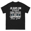T-shirt Franche-Comté noir - papa franc-comtois cool