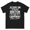 T-shirt Papa Breton noir - Je suis un papa breton, comme un papa normal mais carrément plus cool