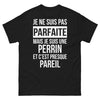 T-shirt Perrin noir - pas parfaite mais Perrin