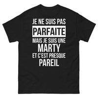 Thumbnail for T-shirt Marty noir - Je ne suis pas parfaite