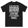 T-shirt Lefèvre noir face - presque pareil