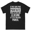 T-shirt Lejeune noir - autodérision et fierté