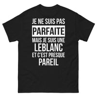Thumbnail for T-shirt Leblanc noir - je ne suis pas parfaite