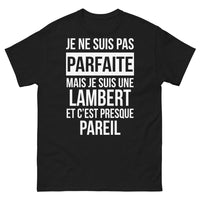 Thumbnail for T-shirt Lambert noir - Je ne suis pas parfaite