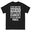 T-shirt Jeanneret noir - je ne suis pas parfaite