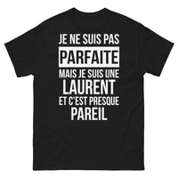 Thumbnail for T-shirt Laurent noir - Je ne suis pas parfaite