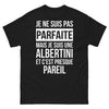 T-shirt Albertini noir - clin d'œil italien et fierté