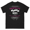 T-shirt Morel noir - Je ne suis pas parfaite mais je suis une Morel