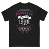 T-shirt Lefèvre noir - je ne suis pas parfaite