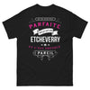 T-shirt Etcheverry noir - Je suis une Etcheverry, presque pareil