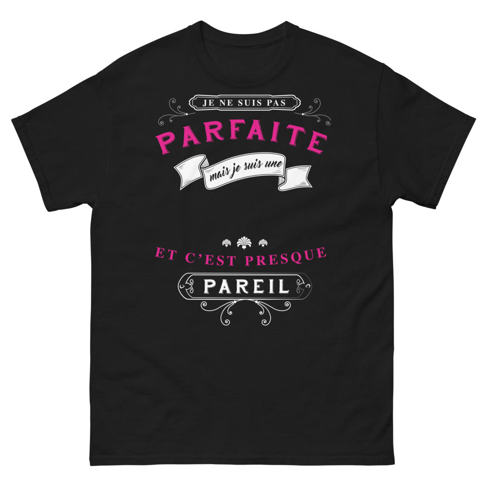 T-shirt Bretonne noir - je ne suis pas parfaite