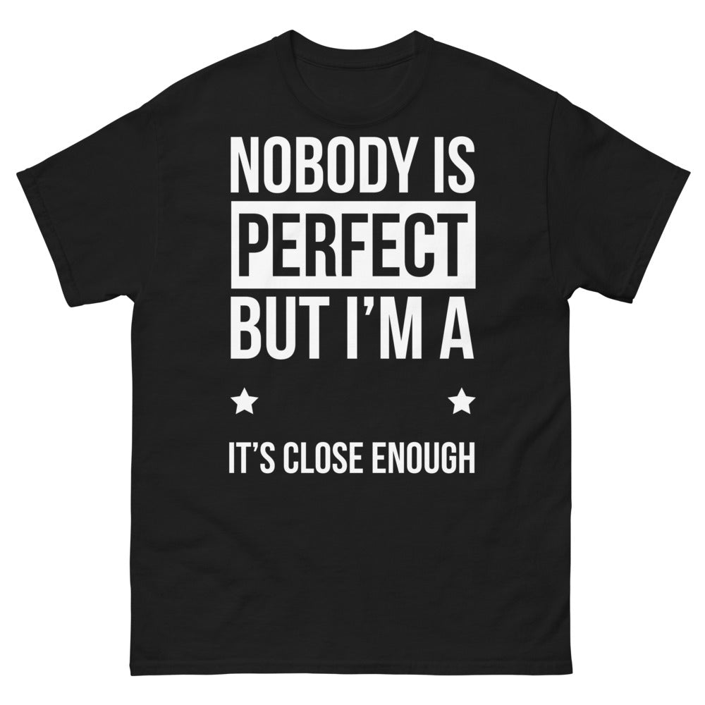T-shirt Angleterre noir - Nobody Is Perfect - I'm English