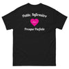T-shirt Petite infirmière noir - Petite infirmière (Presque parfaite)
