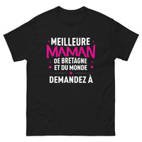 Thumbnail for T-shirt Bretagne noir face - Meilleure maman Bretagne – Demandez à…