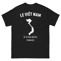 Thumbnail for T-shirt vietnamien noir - Le Vietnam, là où mon histoire commence