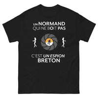 Thumbnail for T-shirt Normand noir - Un Normand qui ne boit pas