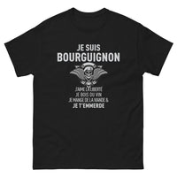 Thumbnail for T-shirt Bourguignon noir - Je suis Bourguignon, j'aime la liberté