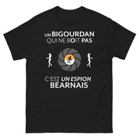 Thumbnail for T-shirt Bigourdan Béarn-Bigorre noir - un Bigourdan qui ne boit pas