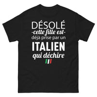 Thumbnail for T-shirt Italien noir face - humour italien