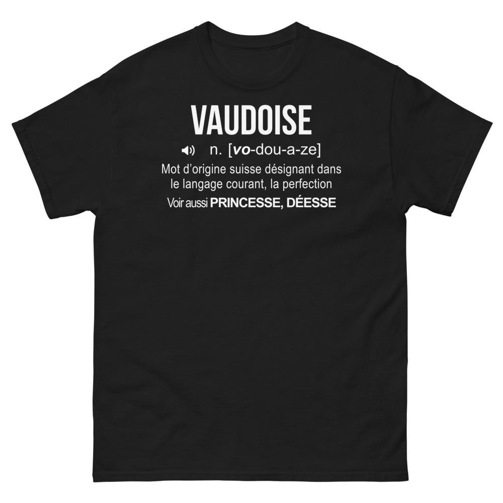 T-shirt Vaudoise noir - La perfection