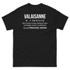 T-shirt Valaisanne noir - la perfection