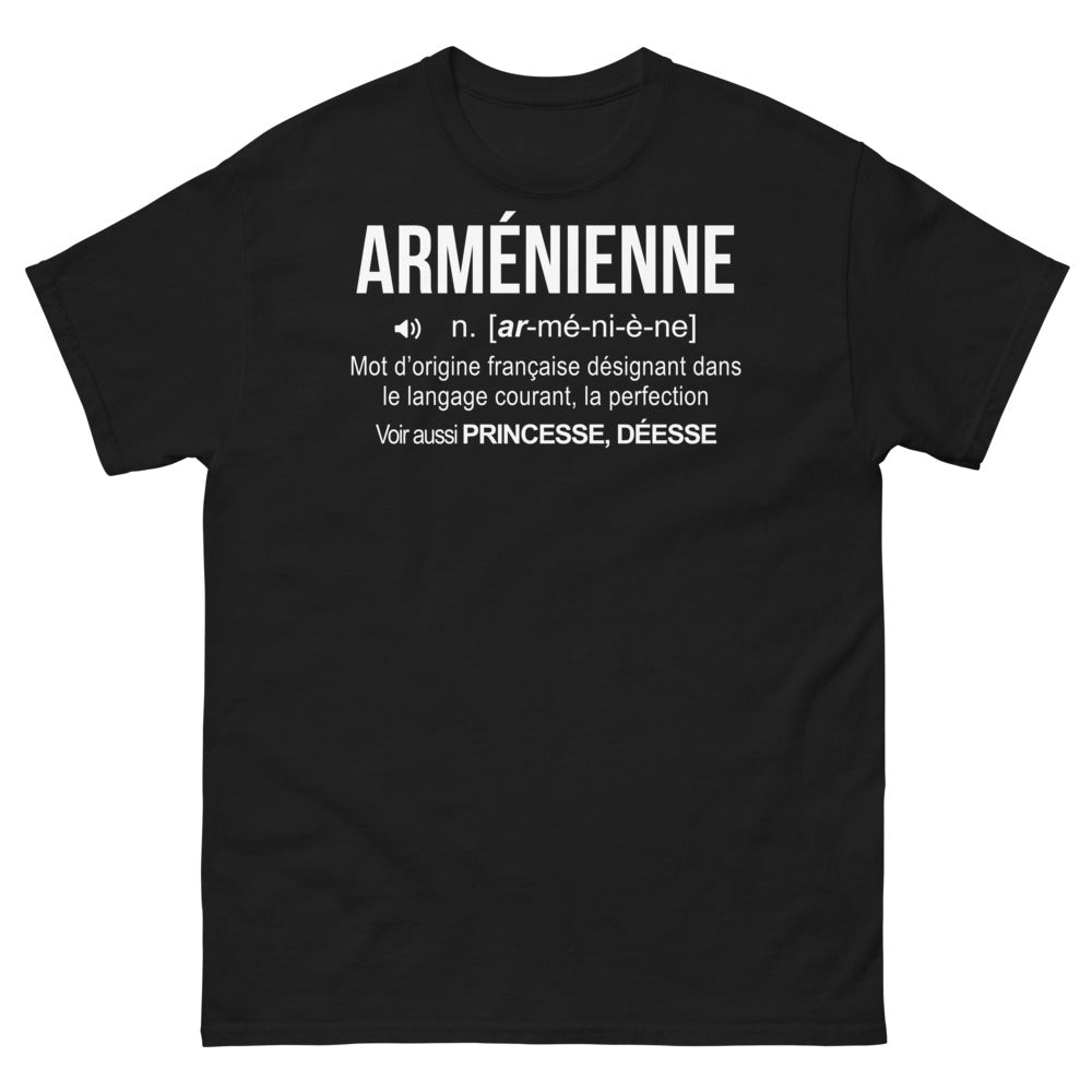 T-shirt Arménienne noir - la perfection