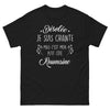 T-shirt Roumaine noir - Désolée, je suis chiante
