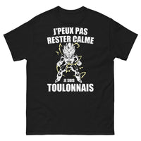 Thumbnail for T-shirt Toulonnais noir - Je peux pas rester calme