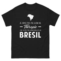 Thumbnail for T-shirt Brésilien noir - thérapie par le Brésil