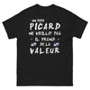 T-shirt Picardie noir - Un papa picard ne vieillit pas
