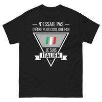 Thumbnail for T-shirt Italien noir - N’essaie pas d’être plus cool que moi