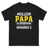 T-shirt Bourgogne noir - Meilleur Papa de Bourgogne