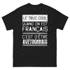 T-shirt Aveyronnais noir - Le truc cool quand on est Français