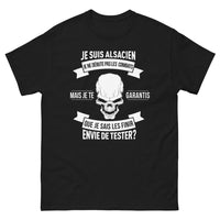 Thumbnail for T-shirt Alsacien noir - je sais les finir