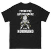 T-shirt Normand noir - j'peux pas rester calme