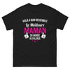 T-shirt Alsace noir - meilleure maman du monde