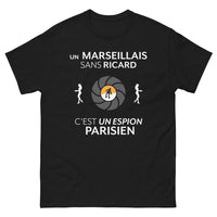 Thumbnail for T-shirt Marseillais noir - Un Marseillais sans Ricard