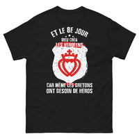 Thumbnail for t-shirt vendéen noir face - et le 8e jour dieu créa les vendéens