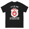 t-shirt vendéen noir face - et le 8e jour dieu créa les vendéens