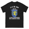 T-shirt Francs-Comtois noir - Et le 8e jour Dieu créa les Francs-Comtois