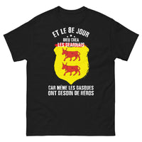 Thumbnail for T-shirt Béarnais noir - Et le 8e jour créa les Béarnais