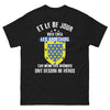 T-shirt Ardéchois noir - 8e jour: héros ardéchois