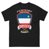 T-shirt Acadien noir - pas parfait, mais Acadien