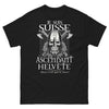T-shirt Suisse noir - Je suis Suisse ascendant Helvète