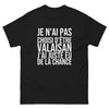 T-shirt Je N'ai Pas Choisi d'Être Valaisan
