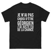 T-shirt Je N'ai Pas Choisi d'Être Géorgien